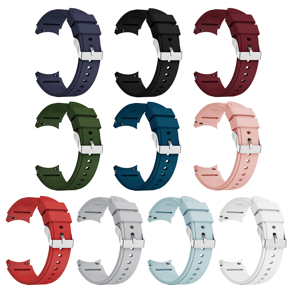 Сменный силиконовый ремешок для умных часов Galaxy Watch4
Сменный силиконовый ремешок для умных часов Galaxy Watch4