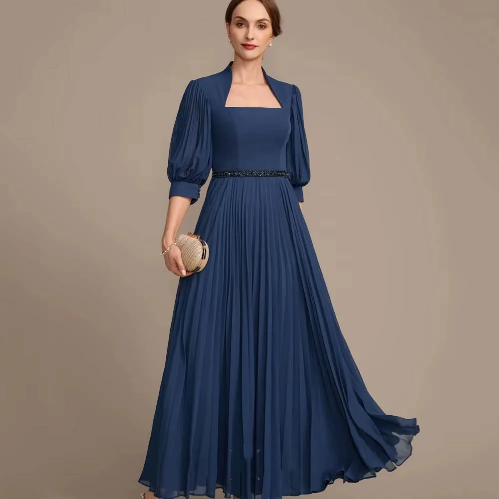 ustomized Formal Mother of Bride Dresses A Line Elegant Evening Gowns Beading Lantern Sleeve Vestido Wedding Party Dresses
ustomized Formal Mother of Bride Dresses A Line Elegant Evening Gowns Beading Lantern Sleeve Vestido Wedding Party Dresses