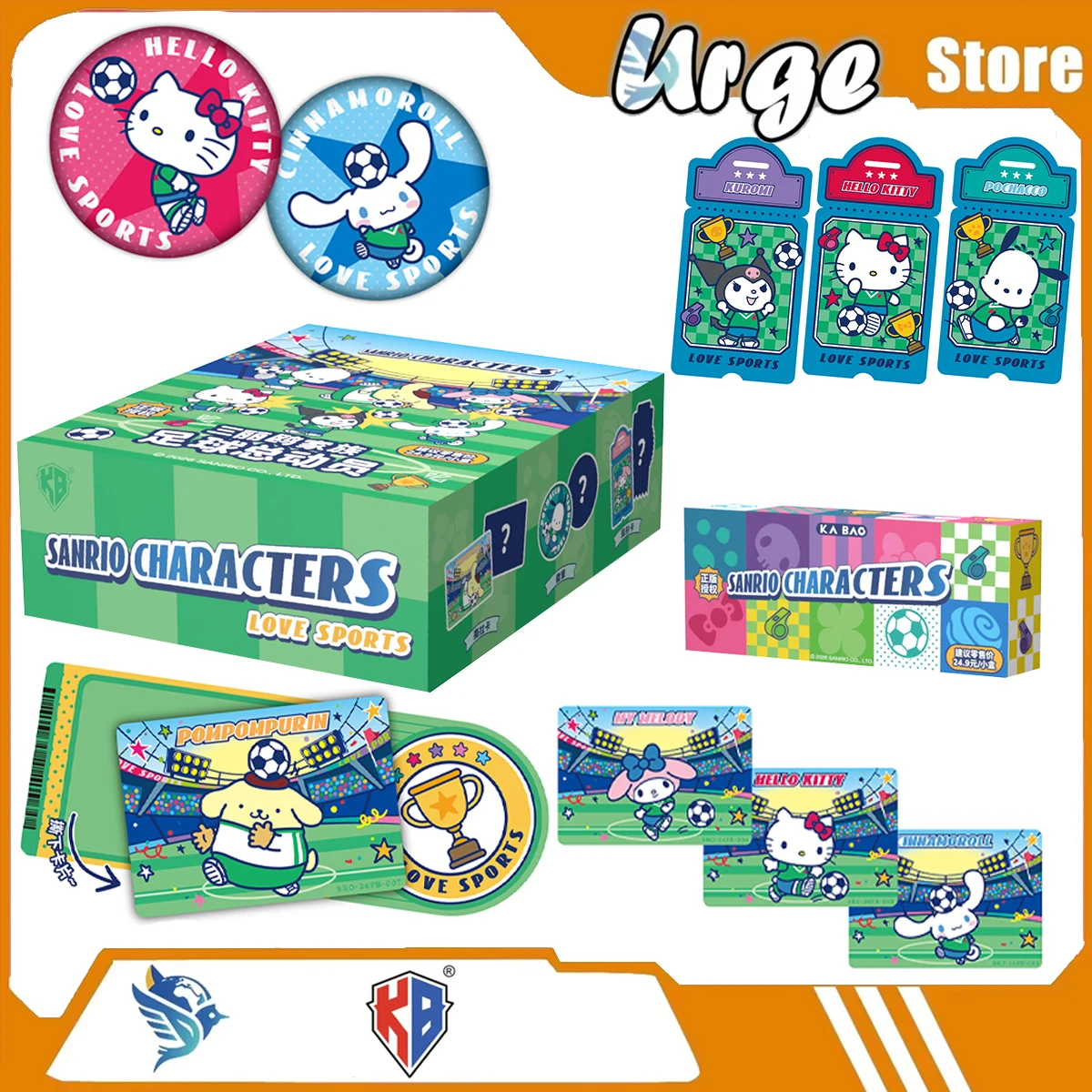 KABAO 2026 NEW Sanrio World Cup Hello Kitty My Melody Kuromi Football Badge Tear Tab Collection Periphery Trendy Toys Surprise
KABAO 2026 NEW Sanrio World Cup Hello Kitty My Melody Kuromi Football Badge Tear Tab Collection Periphery Trendy Toys Surprise