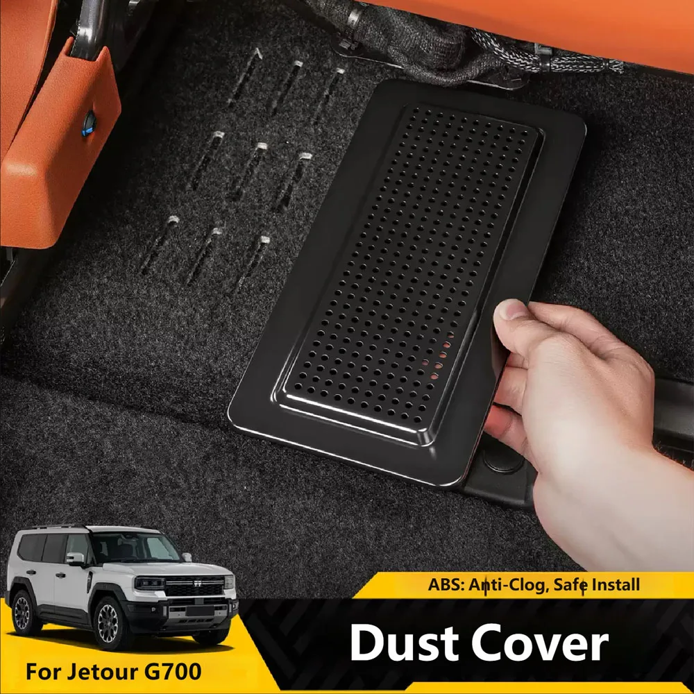 For Jetour G700 2025 2026 Car Under-Seat Air Vents Dust Cover Heat Dissipation Port Protective Cover Modification Accessories
For Jetour G700 2025 2026 Car Under-Seat Air Vents Dust Cover Heat Dissipation Port Protective Cover Modification Accessories