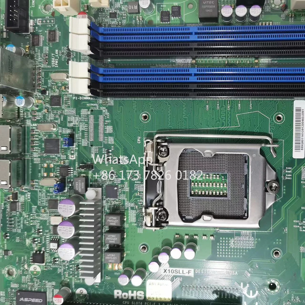 X10SLL-F для серверной материнской платы Supermicro DDR3 LGA1150 E3-1200 v3/v4 4-го поколения
X10SLL-F для серверной материнской платы Supermicro DDR3 LGA1150 E3-1200 v3/v4 4-го поколения