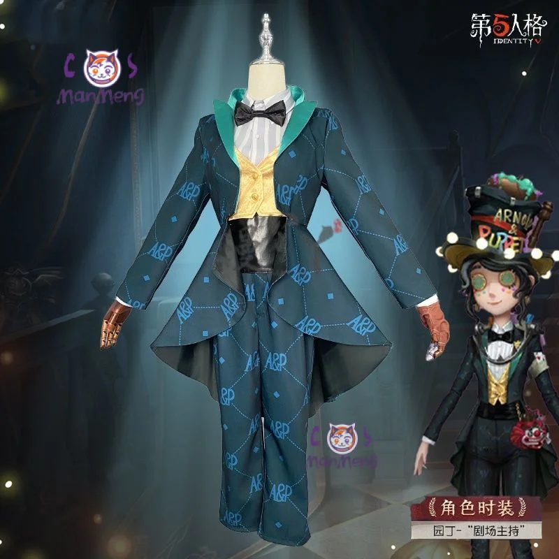 Game Identity Ⅴ Emma Woods Cosplay Gardener Theater Host Costume Hat shirt jacket gloves socks set Halloween fashion new uniform
Game Identity Ⅴ Emma Woods Cosplay Gardener Theater Host Costume Hat shirt jacket gloves socks set Halloween fashion new uniform
