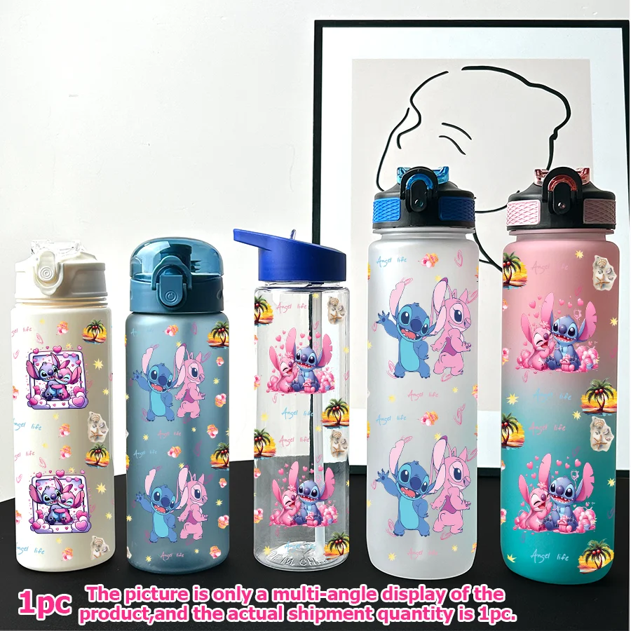 1Pc Disney Stitch Angel Printed 23-32oz Multi-plastic Water Bottle Portable Sports Water Cup Birthday Gift
1Pc Disney Stitch Angel Printed 23-32oz Multi-plastic Water Bottle Portable Sports Water Cup Birthday Gift