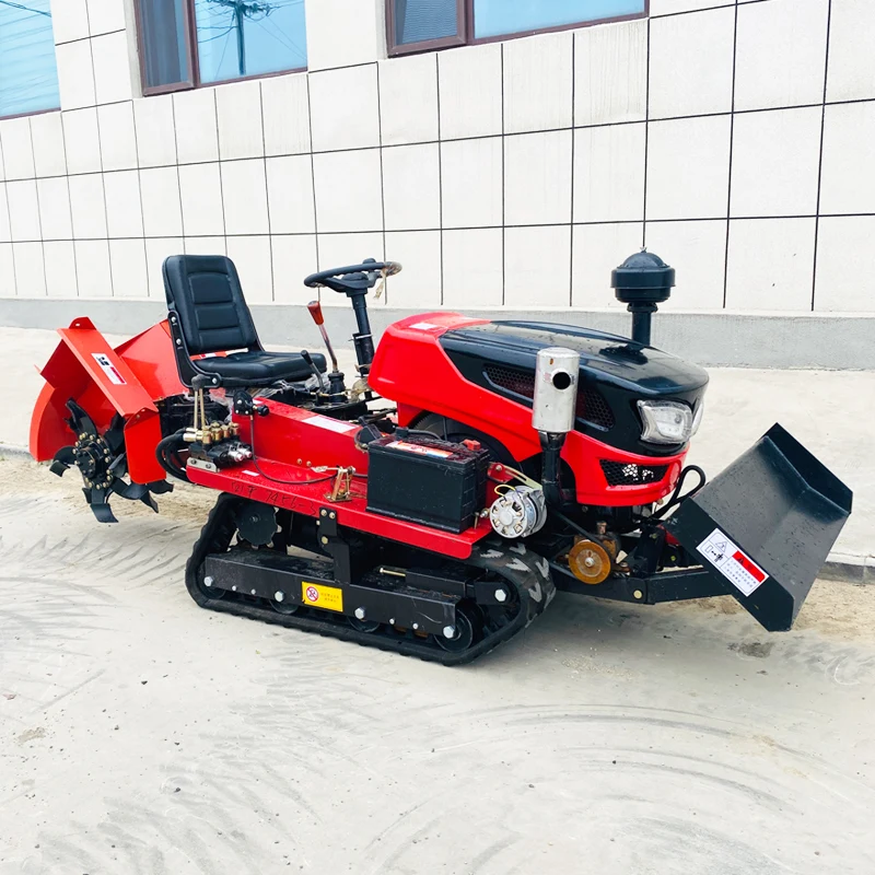 Customized New Multi-Functional Crawler Rotary Tiller Agricultural Plowing Machine Small Farm Cultivator
Customized New Multi-Functional Crawler Rotary Tiller Agricultural Plowing Machine Small Farm Cultivator