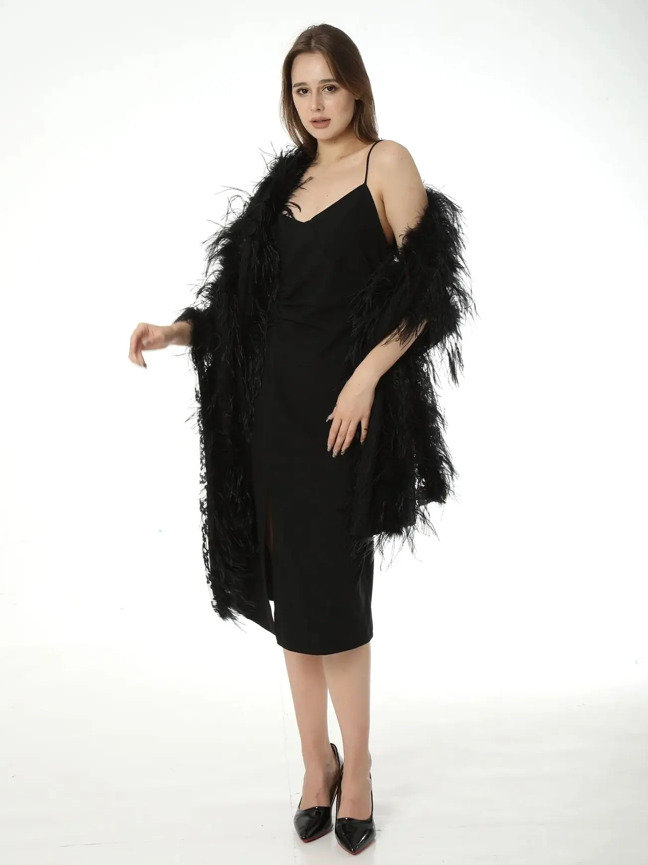 Кружевная шаль из натуральных страусиных перьев, роскошная накидка для ужина, пушистая сексуальная палантина, персиковый пух, 2024 г.
Кружевная шаль из натуральных страусиных перьев, роскошная накидка для ужина, пушистая сексуальная палантина, персиковый пух, 2024 г.