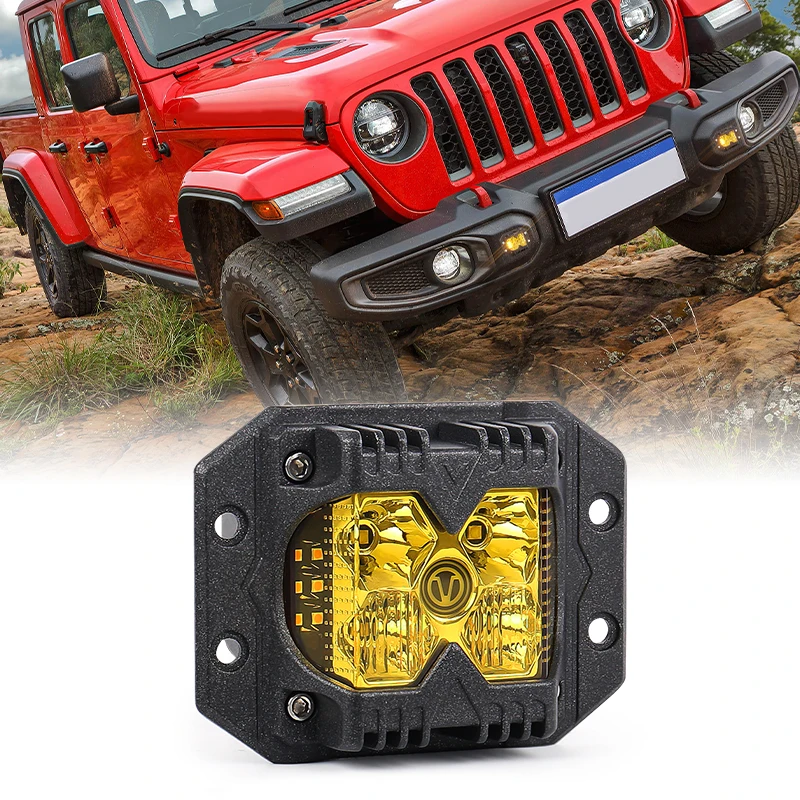 MOVOTOR 4 Inch Led Flush Mount Yellow Work Light Led Emergency Flashing Spot Light for Truck
MOVOTOR 4 Inch Led Flush Mount Yellow Work Light Led Emergency Flashing Spot Light for Truck