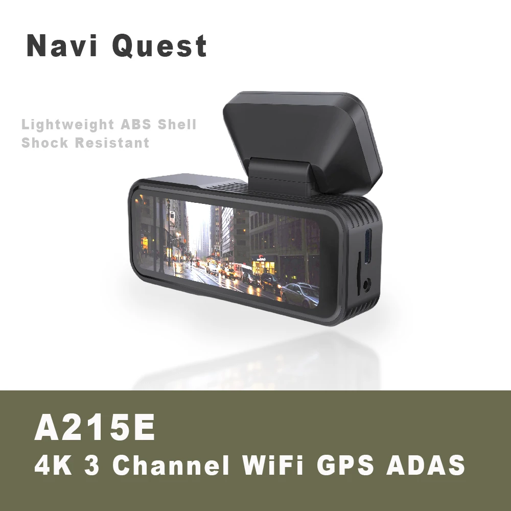 New A215E 4K 3 Channel Dash Cam Front 4K+Rear 1080P+Interior 1080P GPS WiFi 24H Parking Monitor Supercapacitor
New A215E 4K 3 Channel Dash Cam Front 4K+Rear 1080P+Interior 1080P GPS WiFi 24H Parking Monitor Supercapacitor