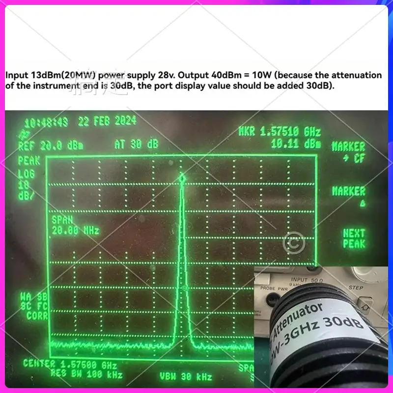 ATTT-1575Mhz 10W Power Amplifier Module RF Module GPS BD RF Amplifier Power Amplifier
ATTT-1575Mhz 10W Power Amplifier Module RF Module GPS BD RF Amplifier Power Amplifier