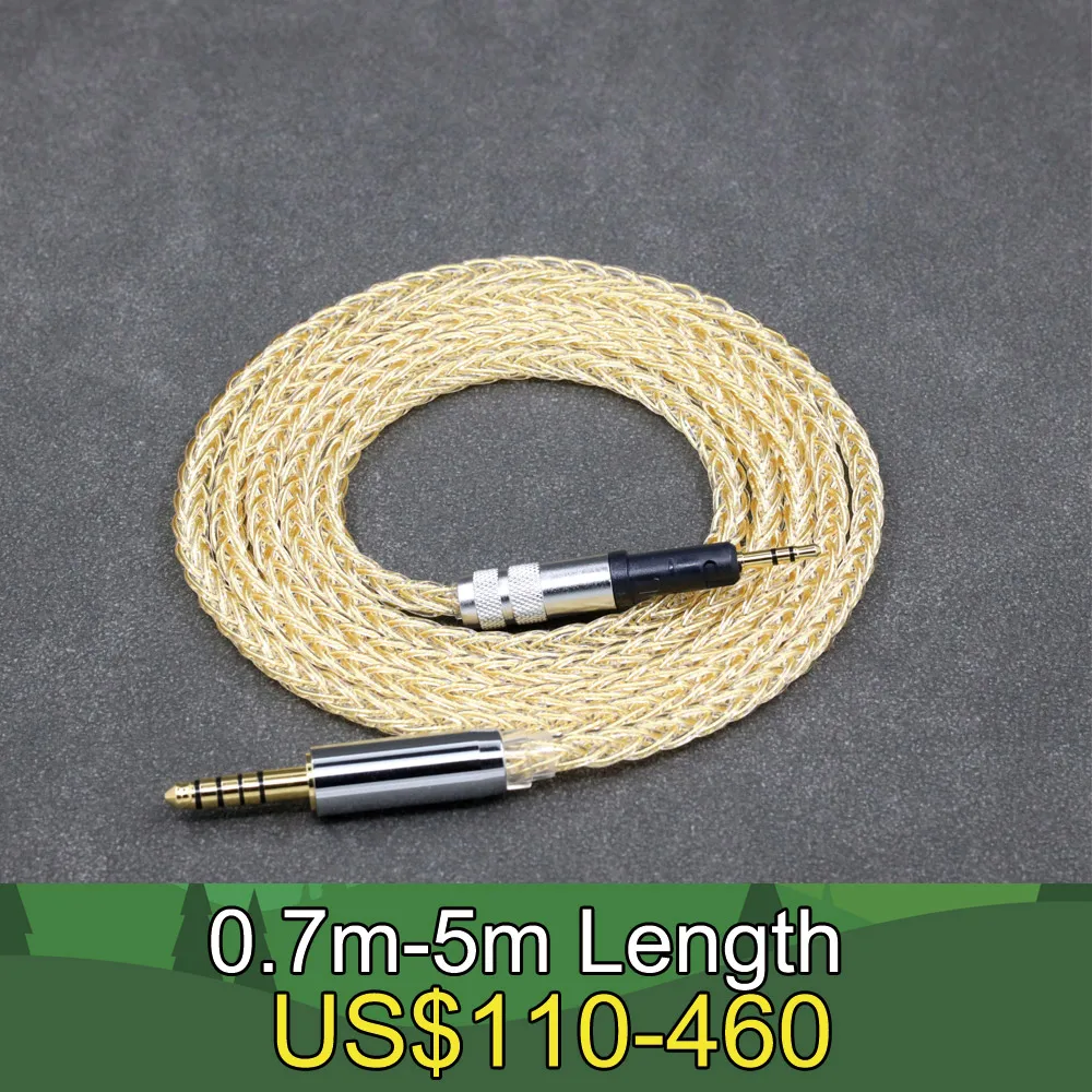8 Core 99% 7n Pure Silver 24k Gold Plated Earphone Cable For Audio Technica ATH-M50x ATH-M40x ATH-M70x ATH-M60x LN008799
8 Core 99% 7n Pure Silver 24k Gold Plated Earphone Cable For Audio Technica ATH-M50x ATH-M40x ATH-M70x ATH-M60x LN008799