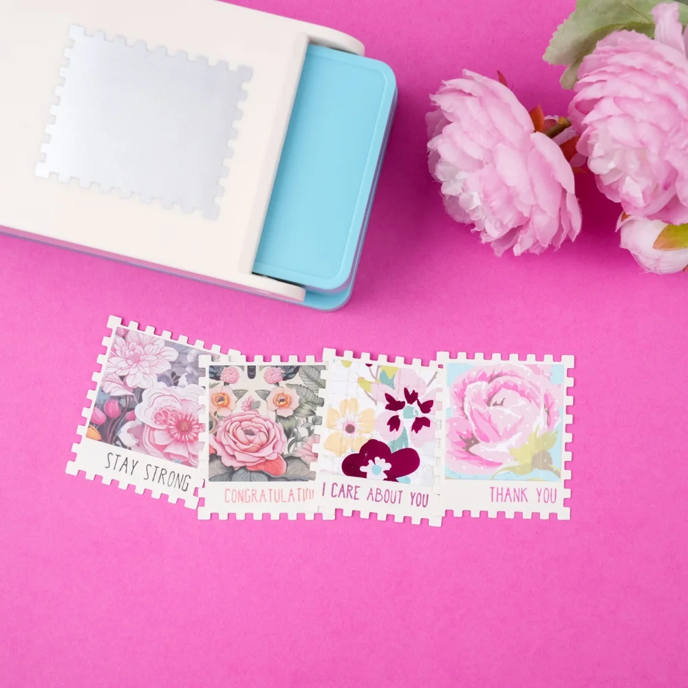 2x2.5 Inch Postage Stamp Edge Punch, Extra Large Paper Punch for DIY Crafts
2x2.5 Inch Postage Stamp Edge Punch, Extra Large Paper Punch for DIY Crafts
