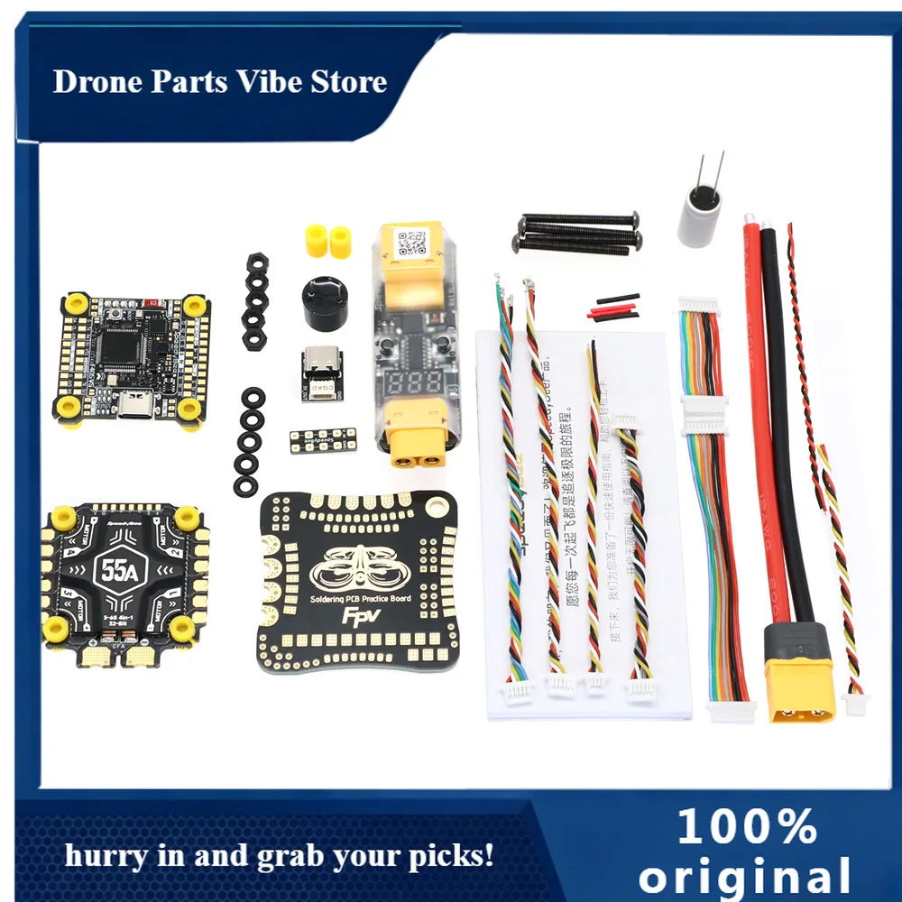 APSpeedyBee F405 V5 OX32 55A PRO 30x30 FC&ESC Stack для радиоуправляемых моделей самолетов (стек регуляторов скорости)
APSpeedyBee F405 V5 OX32 55A PRO 30x30 FC&ESC Stack для радиоуправляемых моделей самолетов (стек регуляторов скорости)