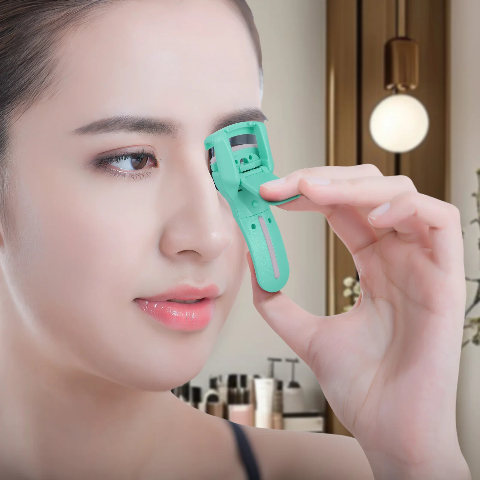 2Pcs Eyelash Curler Lightweight Portable Lash Clip Durable Plastic Makeup Tool Travel Gift for Daily Lash Curling 
2Pcs Eyelash Curler Lightweight Portable Lash Clip Durable Plastic Makeup Tool Travel Gift for Daily Lash Curling