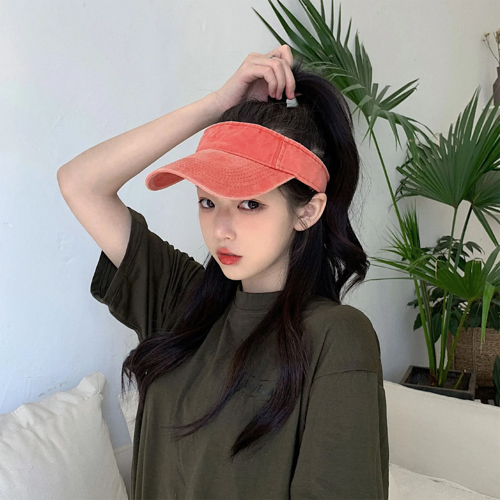 Univesal Wide Brim Visor Sun Hats Men Women Vintage Washed Design Hollow Top Baseball Cap for Summer Holiday Outdoor Party
Univesal Wide Brim Visor Sun Hats Men Women Vintage Washed Design Hollow Top Baseball Cap for Summer Holiday Outdoor Party