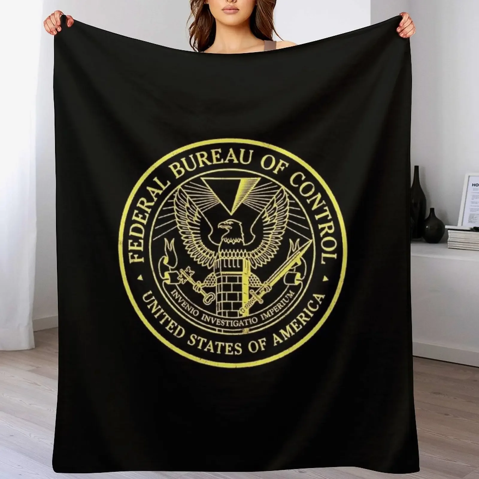 Federal Bureau of Control , Control Game Logo , Distressed Logo Throw Blanket Lightweight Cozy Blanket for Bed Sofa
Federal Bureau of Control , Control Game Logo , Distressed Logo Throw Blanket Lightweight Cozy Blanket for Bed Sofa