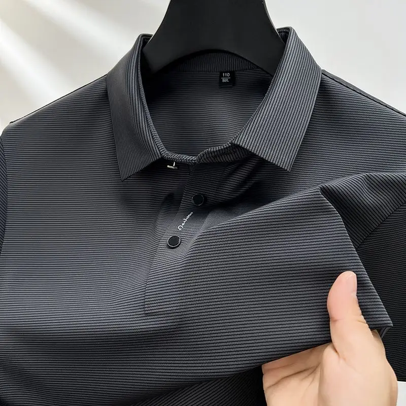 Luxury Brand Men Golf Shirt Short Sleeve Polo Shirts Summer T-shirt Business Tops High-end Tees Solid Men Clothing Polo Homme
Luxury Brand Men Golf Shirt Short Sleeve Polo Shirts Summer T-shirt Business Tops High-end Tees Solid Men Clothing Polo Homme