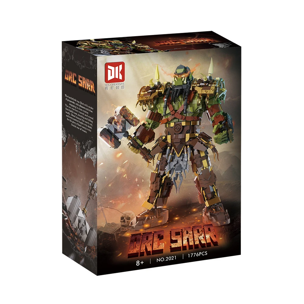 IN STOCK DK2021 MOC Orc Thrall Figure Building Blocks Model Monster Bricks Assembling DIY Toys for Boys Christmas Gift Set
IN STOCK DK2021 MOC Orc Thrall Figure Building Blocks Model Monster Bricks Assembling DIY Toys for Boys Christmas Gift Set