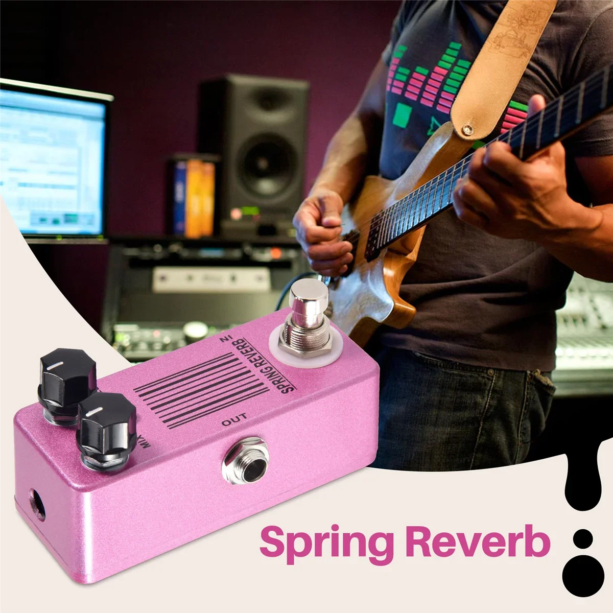 MOSKY MP-51 Spring Reverb Мини одиночная гитарная педаль эффектов True Bypass Запчасти и аксессуары для гитары Редкая
MOSKY MP-51 Spring Reverb Мини одиночная гитарная педаль эффектов True Bypass Запчасти и аксессуары для гитары Редкая
