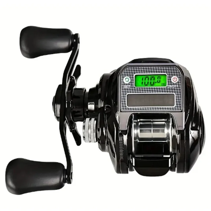 Digital Display Electronic Fishing Reel Baitcasting Reel Water Depth Measurement Magnetic Brake Sea Fishing and Boat Fishing
Digital Display Electronic Fishing Reel Baitcasting Reel Water Depth Measurement Magnetic Brake Sea Fishing and Boat Fishing