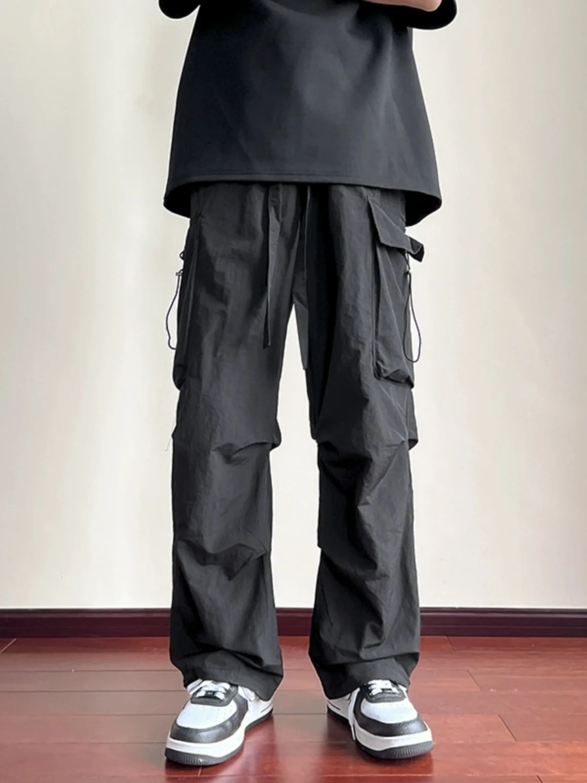 American Sle Bla Workwear Pants Men's Trendy High Street Paratrooper Straight Leg Casual Trousers Versatile Leisure Pants
American Sle Bla Workwear Pants Men's Trendy High Street Paratrooper Straight Leg Casual Trousers Versatile Leisure Pants