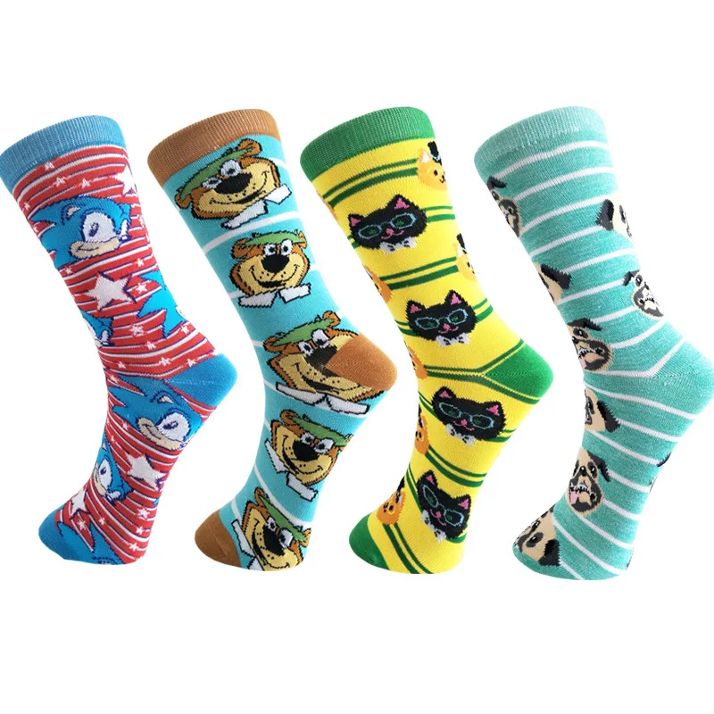 Cute Fashion Soft Novelty Cotton Women Socks Colorful cartoon animal Happy Funny Socks For Girl Gift Unisex Socks men socks
Cute Fashion Soft Novelty Cotton Women Socks Colorful cartoon animal Happy Funny Socks For Girl Gift Unisex Socks men socks