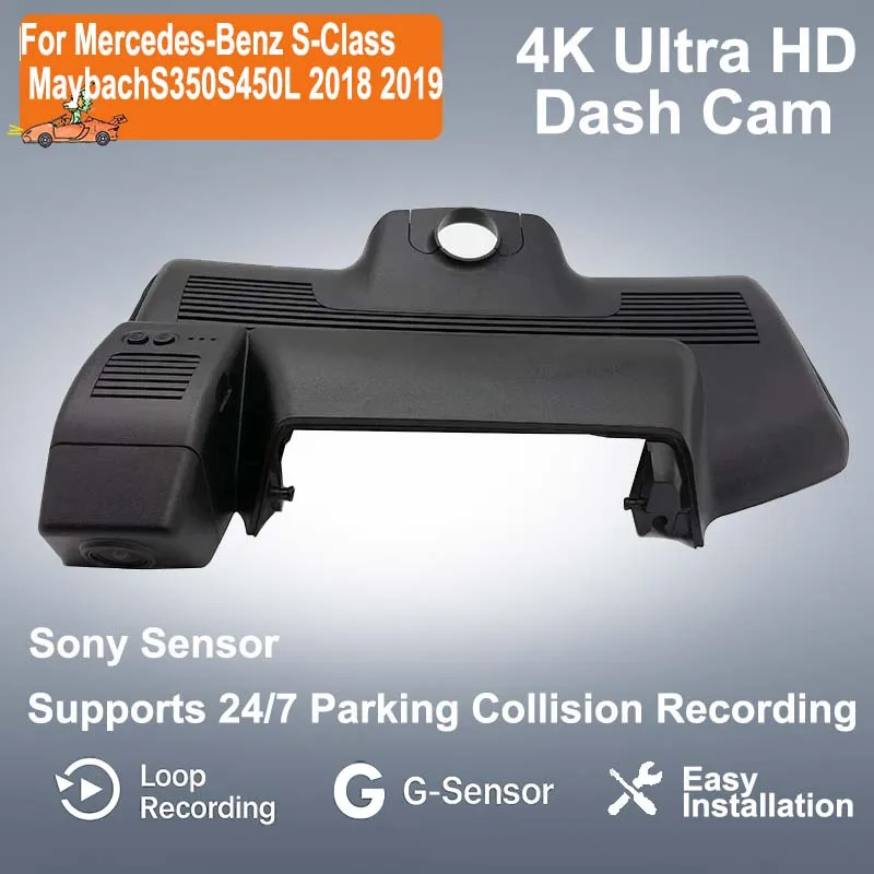 For Mercedes-Benz S-Class Maybach/S350/S450L 2018 2019 4K Plug And Play Easy installation Wifi Car DVR Dash Cam
For Mercedes-Benz S-Class Maybach/S350/S450L 2018 2019 4K Plug And Play Easy installation Wifi Car DVR Dash Cam