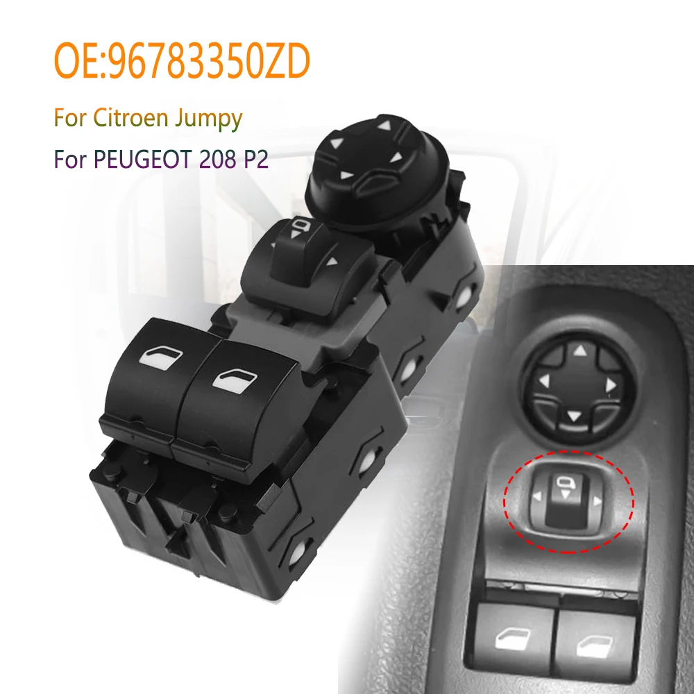 Power Window Control Switch Car Accessories for Citroen Opel Berlingo Dispatch Peugeot 208 Electric Glass Lifter Button Parts
Power Window Control Switch Car Accessories for Citroen Opel Berlingo Dispatch Peugeot 208 Electric Glass Lifter Button Parts