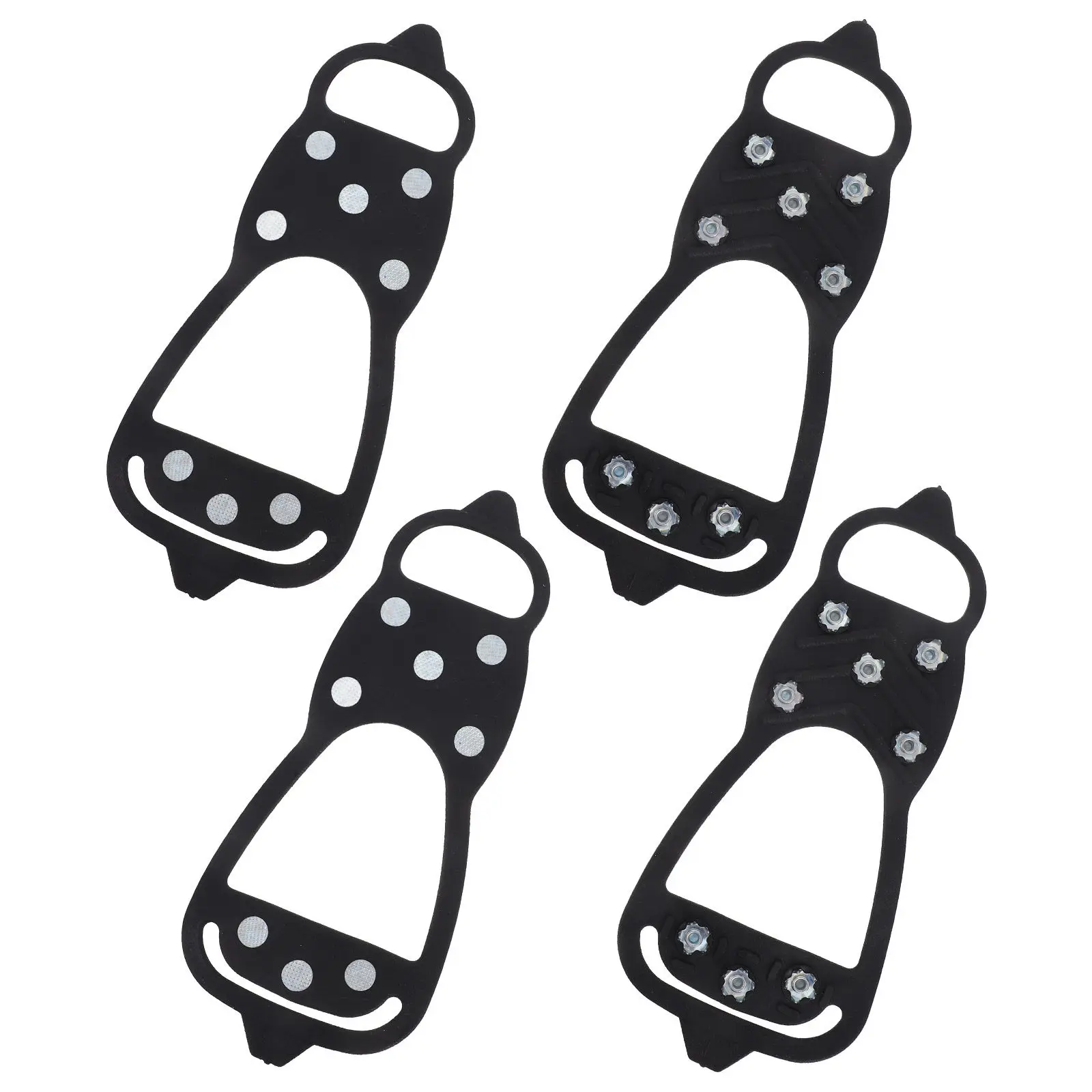 2 пары противоскользящих накладок для обуви, размеры 40-45, для активного отдыха, походов, рыбалки, прогулок, альпинизма
2 пары противоскользящих накладок для обуви, размеры 40-45, для активного отдыха, походов, рыбалки, прогулок, альпинизма