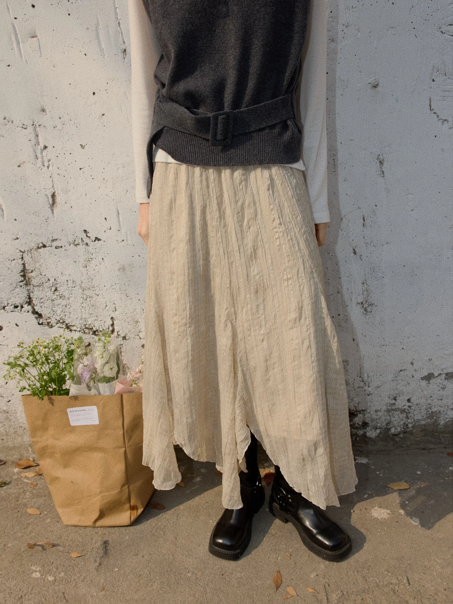 BMLT Bear Party Loose Mid-Length Asymmetrical Korean Style Light Tawny Skirt High Waist Polyester Fiber Casual Women's Skirt
BMLT Bear Party Loose Mid-Length Asymmetrical Korean Style Light Tawny Skirt High Waist Polyester Fiber Casual Women's Skirt