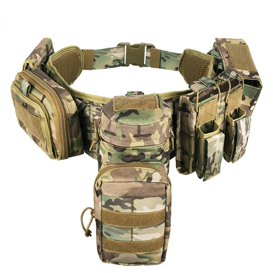 Camouflage multifunctional five piece tactical waist cover, security belt accessory kit, tactical waist bag
Camouflage multifunctional five piece tactical waist cover, security belt accessory kit, tactical waist bag