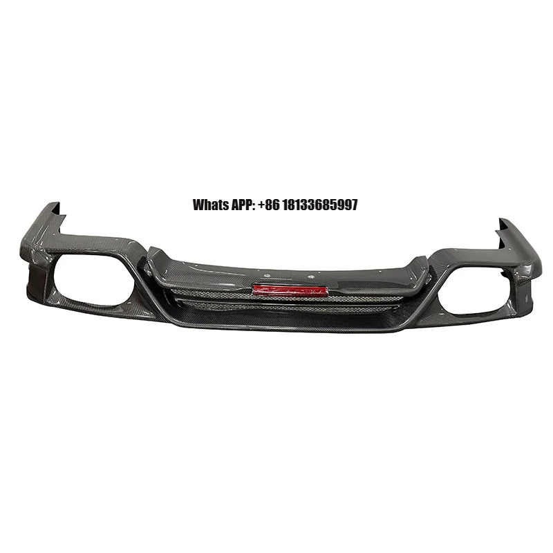 Carbon Fiber Car Parts Top Secret Style Rear Bumper Rear Diffuser Lip With Fog Lamp for Nissan GTR R35 2008-2016 Carbon Diffuser
Carbon Fiber Car Parts Top Secret Style Rear Bumper Rear Diffuser Lip With Fog Lamp for Nissan GTR R35 2008-2016 Carbon Diffuser