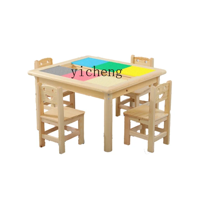 XL Children's Multi-Functional Compatible Lego Solid Wood Building Table Assembled Education Baby Toy Table
XL Children's Multi-Functional Compatible Lego Solid Wood Building Table Assembled Education Baby Toy Table