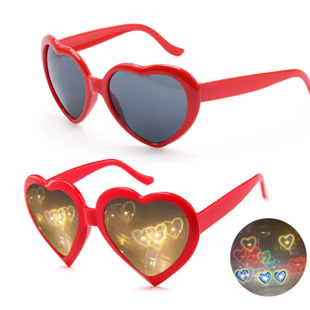 YURERSH Love Heart Shape Women Sunglasses Y2k Special Effects Light Change Into A Heart-shaped Glasses Children Girl Gift Y52
YURERSH Love Heart Shape Women Sunglasses Y2k Special Effects Light Change Into A Heart-shaped Glasses Children Girl Gift Y52