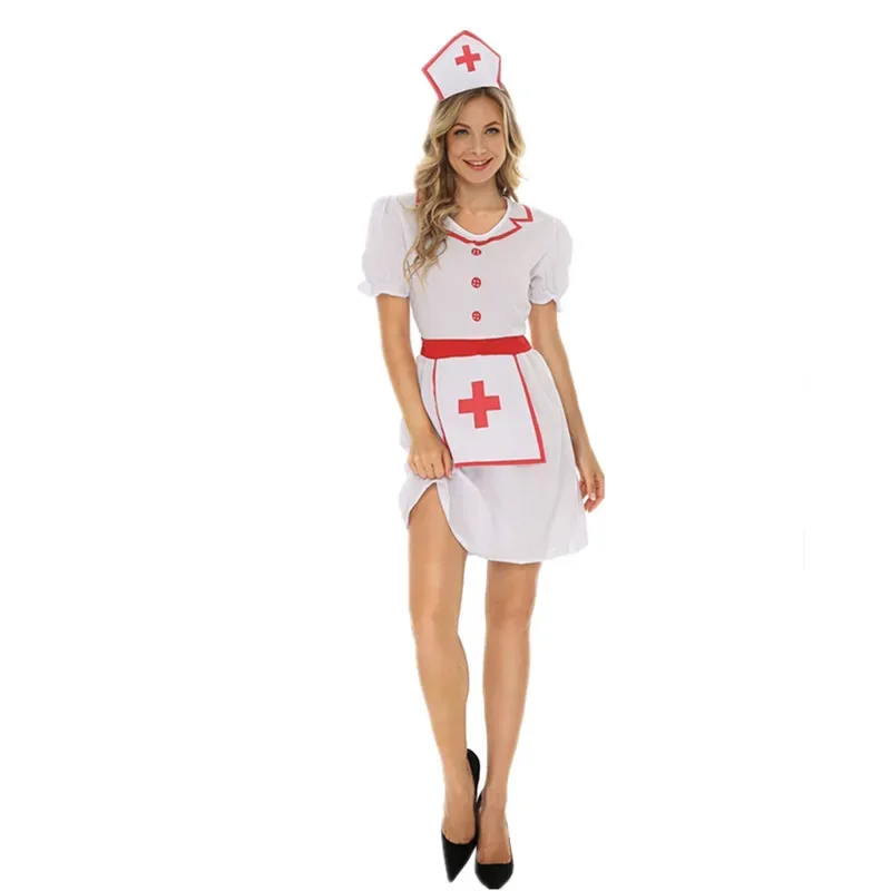 Halloween Lady Head Nurse Costume Classic Hospital Uniform Temptation Carnival Sexy Maid Underwear Games Cosplay Dress
Halloween Lady Head Nurse Costume Classic Hospital Uniform Temptation Carnival Sexy Maid Underwear Games Cosplay Dress