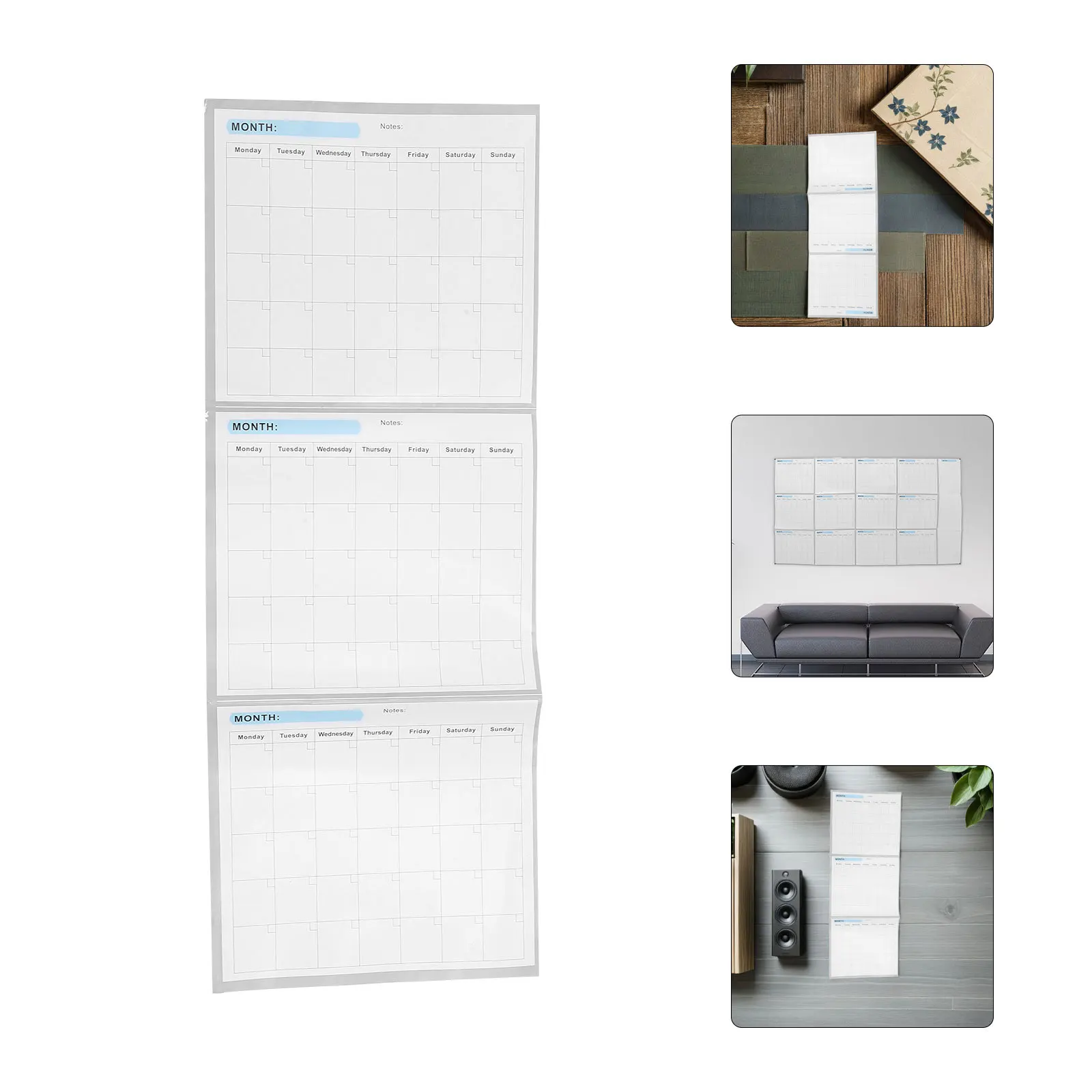 Oversized 34x58 Inch Writable Yearly Calendar Undated Wall Planner Reusable Erasable Surface for Home Office School Planning
Oversized 34x58 Inch Writable Yearly Calendar Undated Wall Planner Reusable Erasable Surface for Home Office School Planning