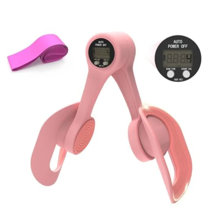 Thigh Trainer, 360°Adjustable Pelvic Floor Muscle Trainer with LED Display, Inner Thigh Exerciser with 20LB Resistance Band for
Thigh Trainer, 360°Adjustable Pelvic Floor Muscle Trainer with LED Display, Inner Thigh Exerciser with 20LB Resistance Band for