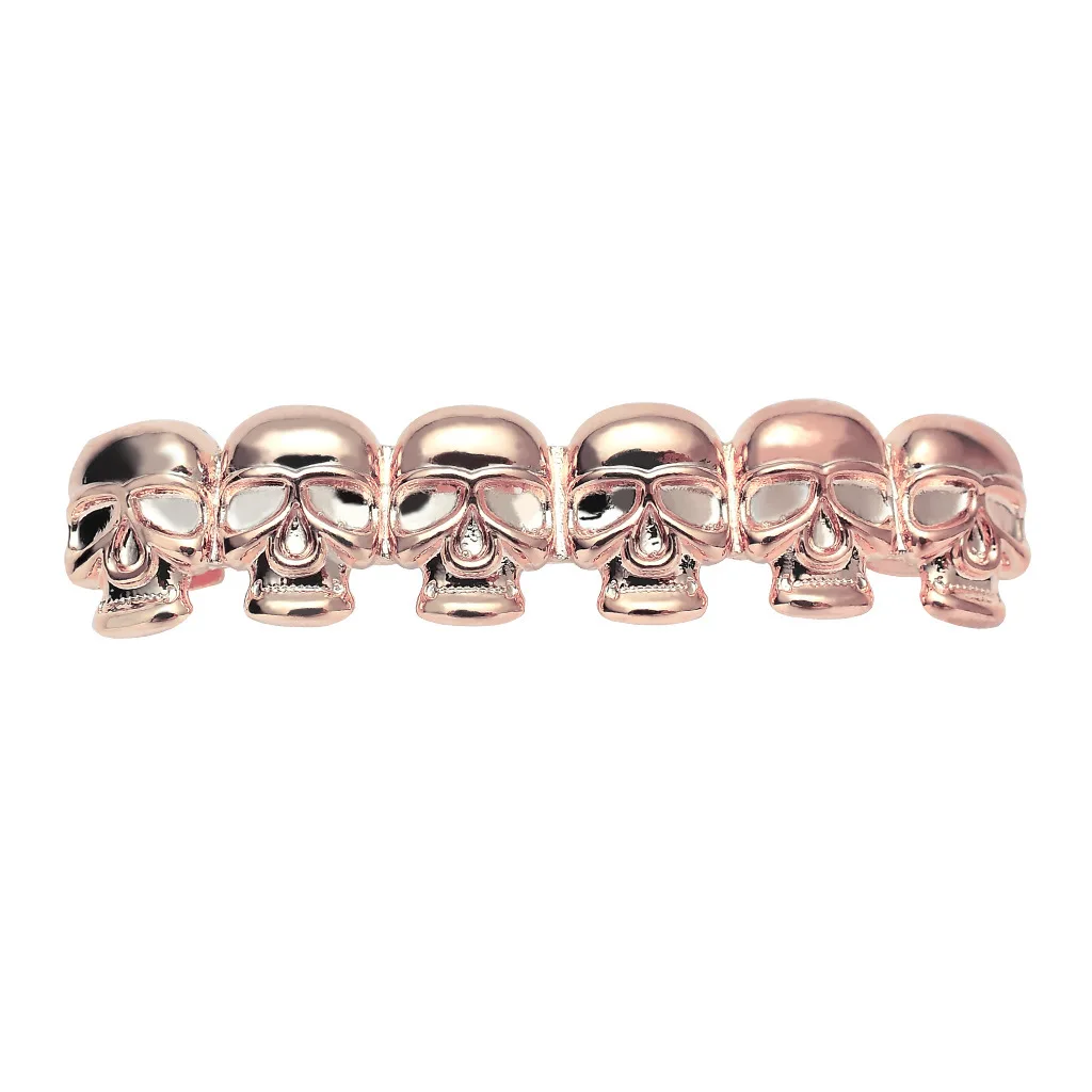 New, Glossy Skull Gold Braces HIPHOP Hip Hop Braces Halloween Dress Up Ornament
New, Glossy Skull Gold Braces HIPHOP Hip Hop Braces Halloween Dress Up Ornament