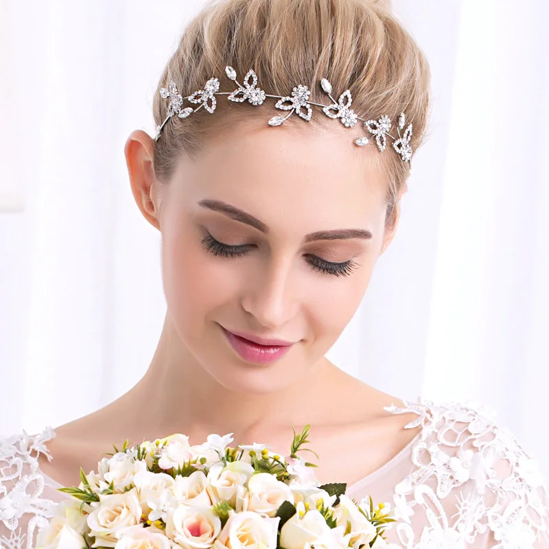 Bridal Diamond Flower Headband Adjustable Wedding Photography Crystal Hair Band Hand Tied Party Glittering Headwear
Bridal Diamond Flower Headband Adjustable Wedding Photography Crystal Hair Band Hand Tied Party Glittering Headwear