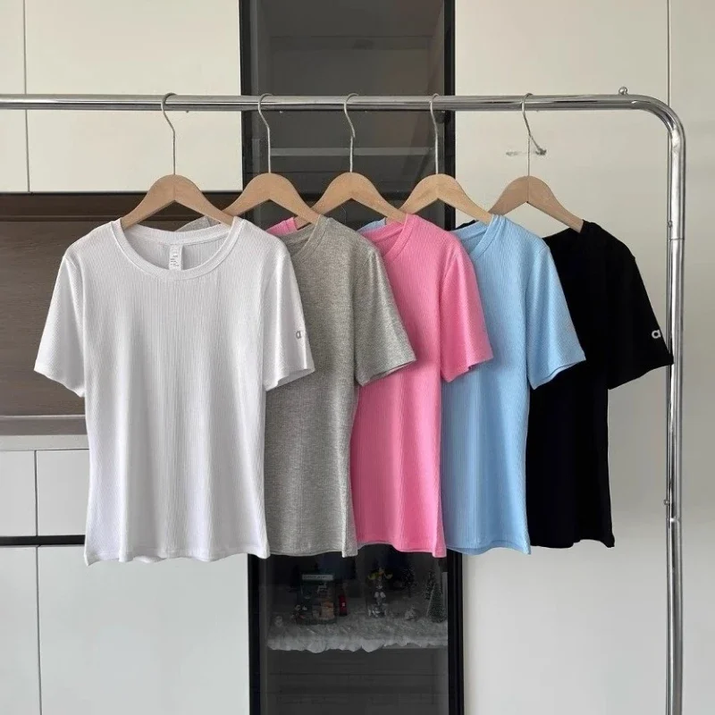Cotton Women's Short-Sleeved T-Shirt Round Neck Stretchy Summer 2025 New Letter Printed Top for Ladies
Cotton Women's Short-Sleeved T-Shirt Round Neck Stretchy Summer 2025 New Letter Printed Top for Ladies