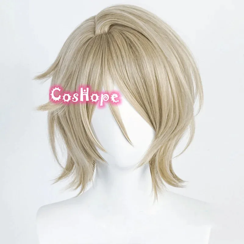 Shiratori Aira 35 см короткий льняной аниме косплей парик термостойкие синтетические парики Хэллоуин 
Shiratori Aira 35 см короткий льняной аниме косплей парик термостойкие синтетические парики Хэллоуин