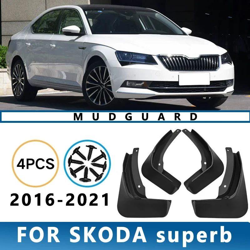 Mud Flaps Fit for SKODA Superb 2016-2021 2017 2018 2019 2020Mudguards Tire Fenders Splash Proof Accessories Wheel Guards 4ps
Mud Flaps Fit for SKODA Superb 2016-2021 2017 2018 2019 2020Mudguards Tire Fenders Splash Proof Accessories Wheel Guards 4ps