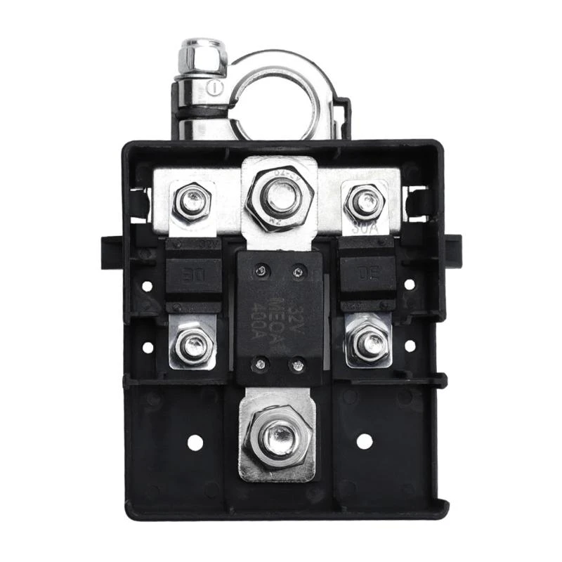Battery Terminals Connector Fuses Box 400A Car Fuses Holder High Power Support
Battery Terminals Connector Fuses Box 400A Car Fuses Holder High Power Support