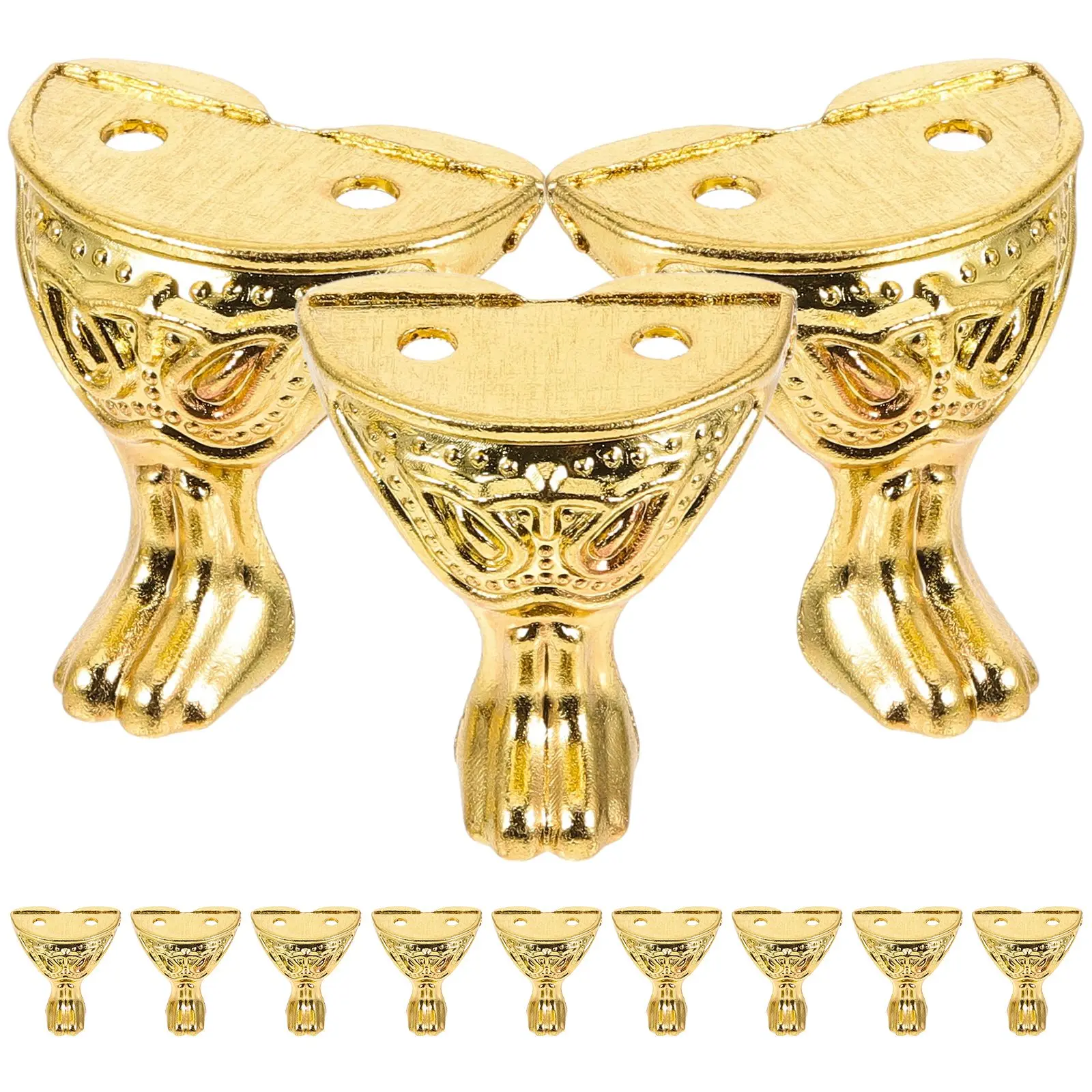 12 Pcs Zinc Alloy Decorative Feet Hardware Accessories for Wooden Boxes Jewelry Chests Furniture Edge Protector Guard
12 Pcs Zinc Alloy Decorative Feet Hardware Accessories for Wooden Boxes Jewelry Chests Furniture Edge Protector Guard