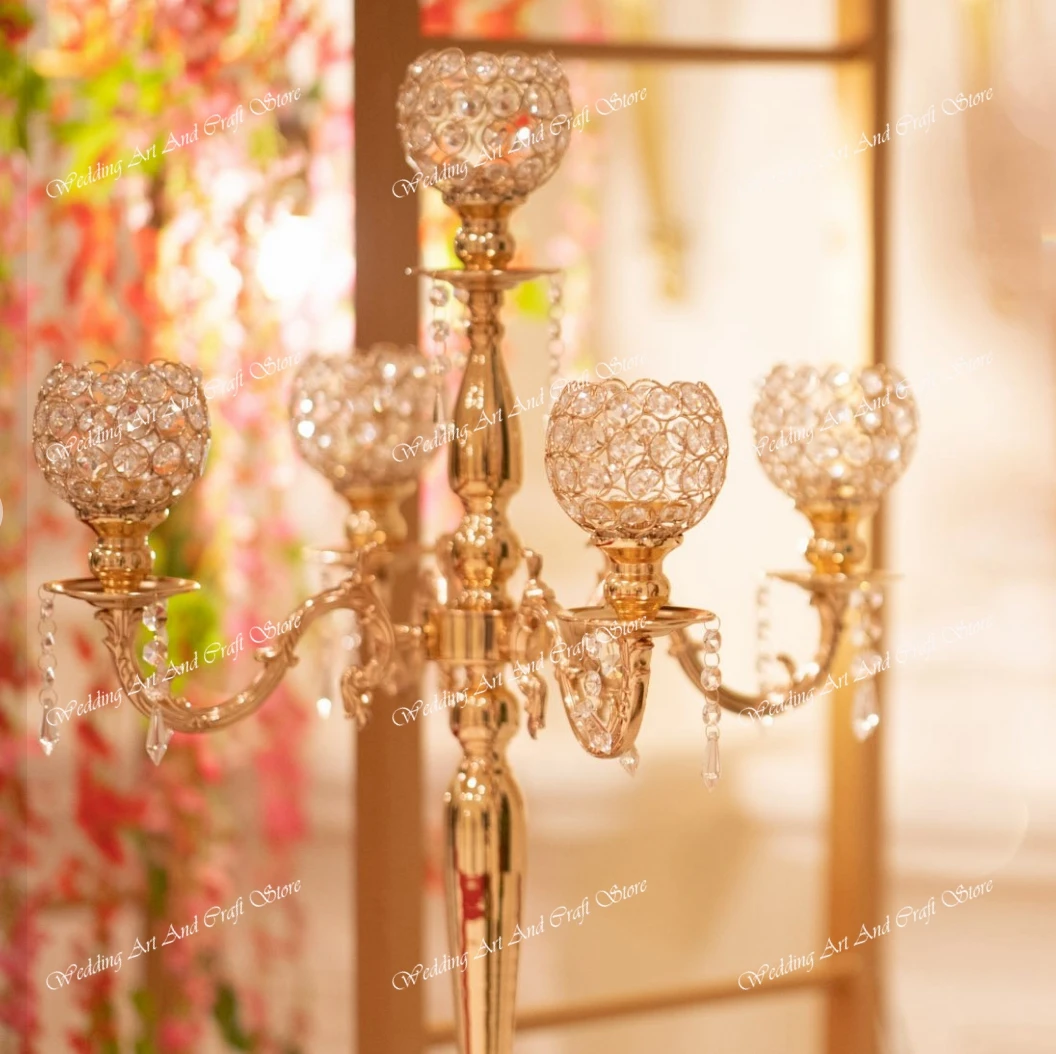 5pcs/10pcs)H90cm) Acrylic Candelabra Candlestick with gold Candle stand 5 Arms Wedding Centerpiece wedding Decorations
5pcs/10pcs)H90cm) Acrylic Candelabra Candlestick with gold Candle stand 5 Arms Wedding Centerpiece wedding Decorations