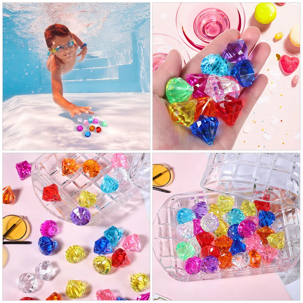 100 Pcs Treasure Hunt Party Gifts Scatter Diamonds Diving Gems Pool Toys Nail Pirate Favors Acrylic DIY Decoration Game Prop
100 Pcs Treasure Hunt Party Gifts Scatter Diamonds Diving Gems Pool Toys Nail Pirate Favors Acrylic DIY Decoration Game Prop
