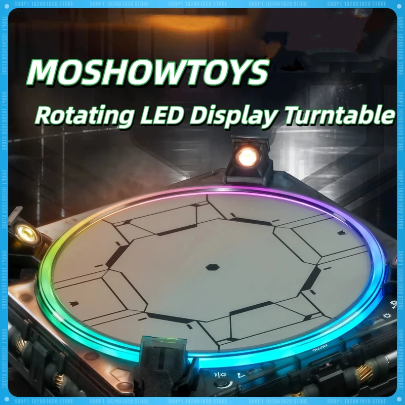 Pre-order MOSHOWTOYS Motorized Rotating LED Display Turntable Model Figure Light Up Display Base Model Kit Toys Birthday Gift
Pre-order MOSHOWTOYS Motorized Rotating LED Display Turntable Model Figure Light Up Display Base Model Kit Toys Birthday Gift