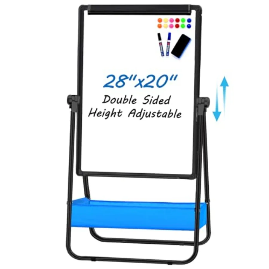 Dry Erase White Board with Stand Double Sided 28"X20" Magnetic U Standing Easel Whiteboard Height Adjustable and 360° Rotation
Dry Erase White Board with Stand Double Sided 28"X20" Magnetic U Standing Easel Whiteboard Height Adjustable and 360° Rotation