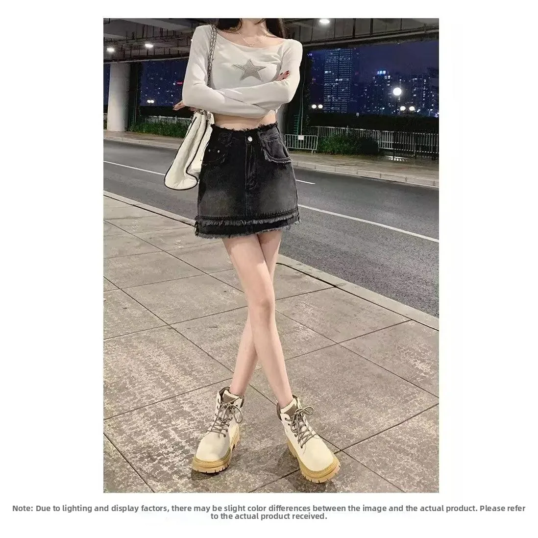 Джинсовая юбка трапециевидной формы с высокой талией, брюки Fem, осенняя юбка, асимметричный подол, мягкий дизайн, повседневная одежда
Джинсовая юбка трапециевидной формы с высокой талией, брюки Fem, осенняя юбка, асимметричный подол, мягкий дизайн, повседневная одежда