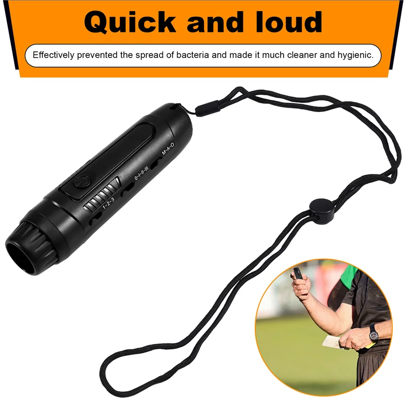 A73E-Для волейбола, футбола, спортивный свисток, многоразовый электронный ручной свисток со шнурком для тренеров, судей, учителей Bla
A73E-Для волейбола, футбола, спортивный свисток, многоразовый электронный ручной свисток со шнурком для тренеров, судей, учителей Bla