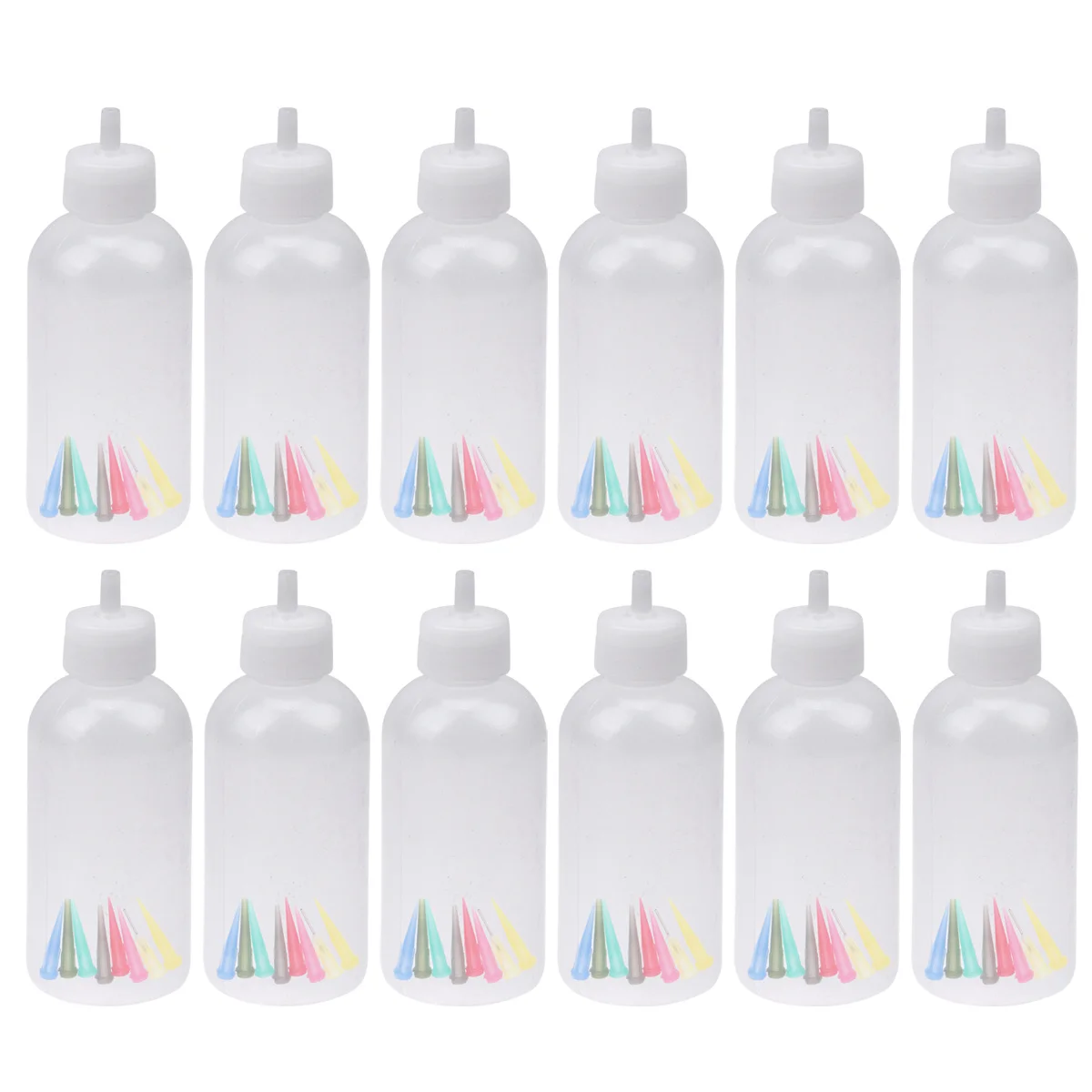 7pcs Squeeze Bottles Set Plastic Jam Painting Sauce Dispenser With Multiple Nozzles For Ketchup Cake Decoration Jam Pot Drawing 
7pcs Squeeze Bottles Set Plastic Jam Painting Sauce Dispenser With Multiple Nozzles For Ketchup Cake Decoration Jam Pot Drawing