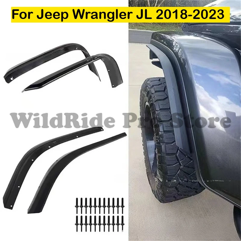 For Jeep Wrangler JL 2018-2023 OE Style Low Profile Fender Flares | Narrow Wheel Arch Extensions | Factory Look Mudguard Kit
For Jeep Wrangler JL 2018-2023 OE Style Low Profile Fender Flares | Narrow Wheel Arch Extensions | Factory Look Mudguard Kit
